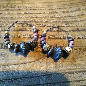 🥶 2 for $10 Sale Boho beaded hoops